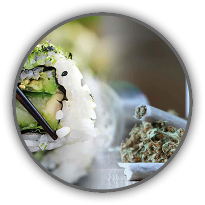 sushi and cannabis